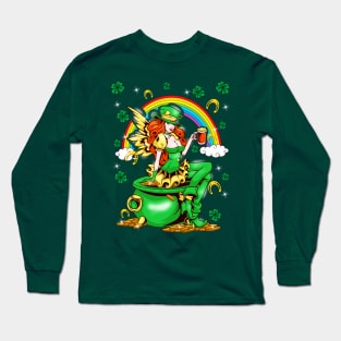 Irish Fairy St Patricks Day Ireland Long Sleeve T-Shirt